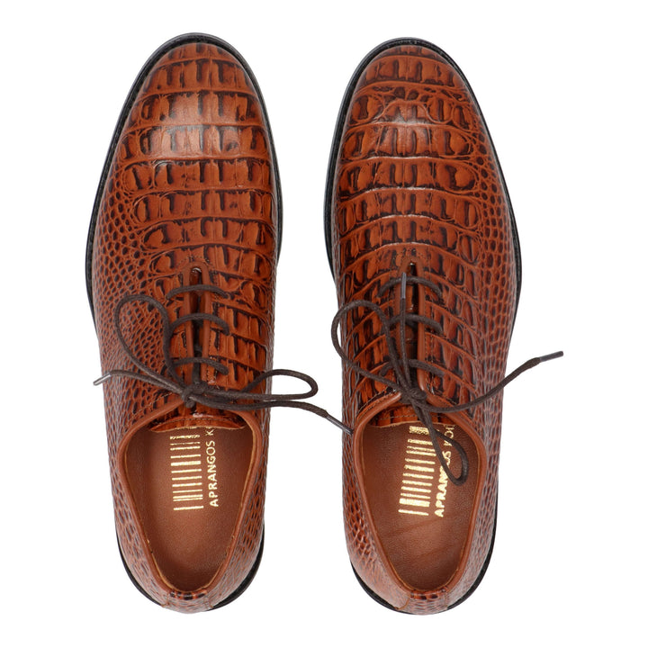 Šviesiai rudi odiniai batai