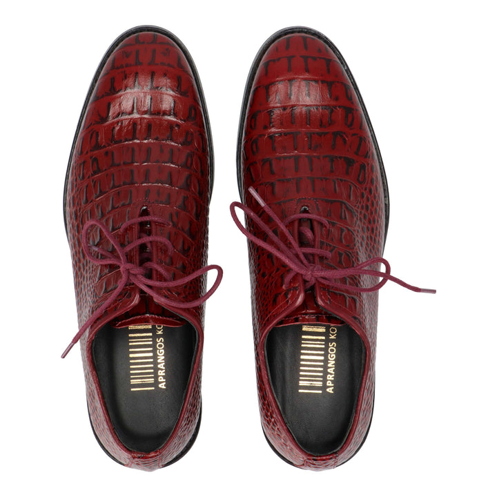 Bordeaux leather shoes