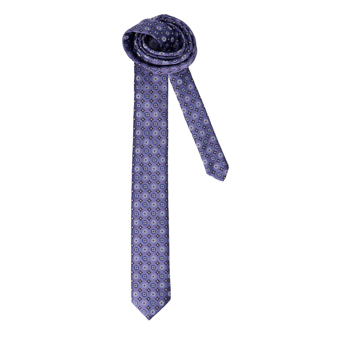 Purple patterned tie