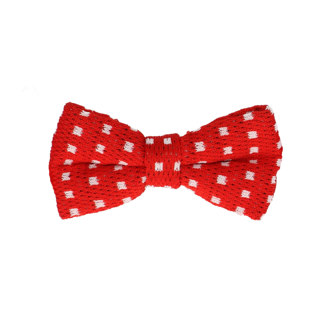 Crochet bow tie with dots
