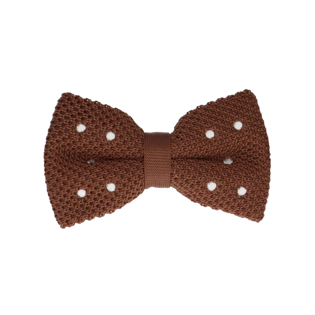 Crochet bow tie with dots