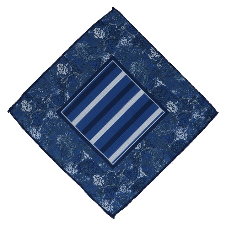 Mottled blue napkin