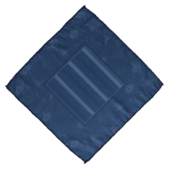 Mottled blue napkin